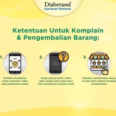

Promo Diabetasol Chocolate 570G + Diabetasol Wafer Chocolate 2X50G + Diabetasol Sweetener No Calories 100X1.5G Free Container 10L