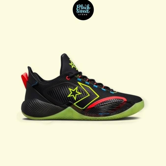 SEPATU BASKET CONVERSE ALL STAR BB SHIFT MONSTER CLASH BLACK VOLT