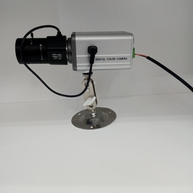 Murah CCD Camera Cctv BOX Analog FERIVOKAL Zoom Lensa 6mm sampai 36mm Non COD