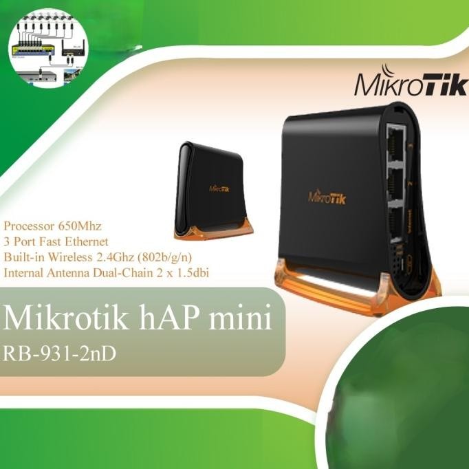 Mikrotik Hap Mini Rb,931,2Nd Co