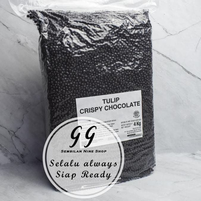 

Grosir Tulip Crispy Chocolate 4 Kg Crispyball Pearl Dark Cokelat Coklat