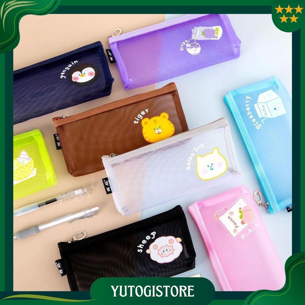 

Simple Zipper Case Pencil Storage Tempat Pensil Pencil Case Promo