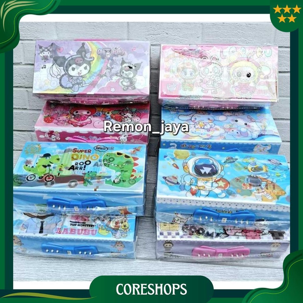 

Kotak Pensil 3D/ Tempat Pensil Kode Karakter 3 Tingkat Gambar Karakter Banyak Pilihan Cod