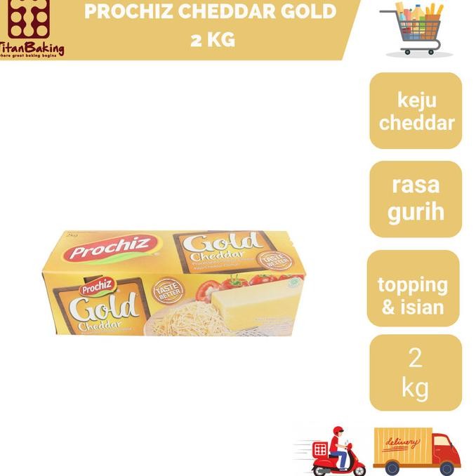 

Grosir Prochiz Cheddar Gold 2Kg