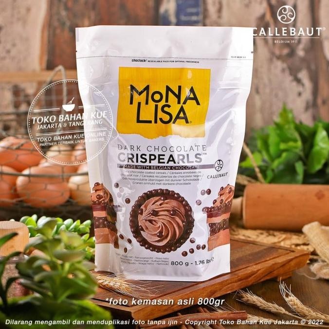 

Grosir Mona Lisa Dark 800Gr Asli Callebaut Crispearls Cokelat Crispy Monalisa