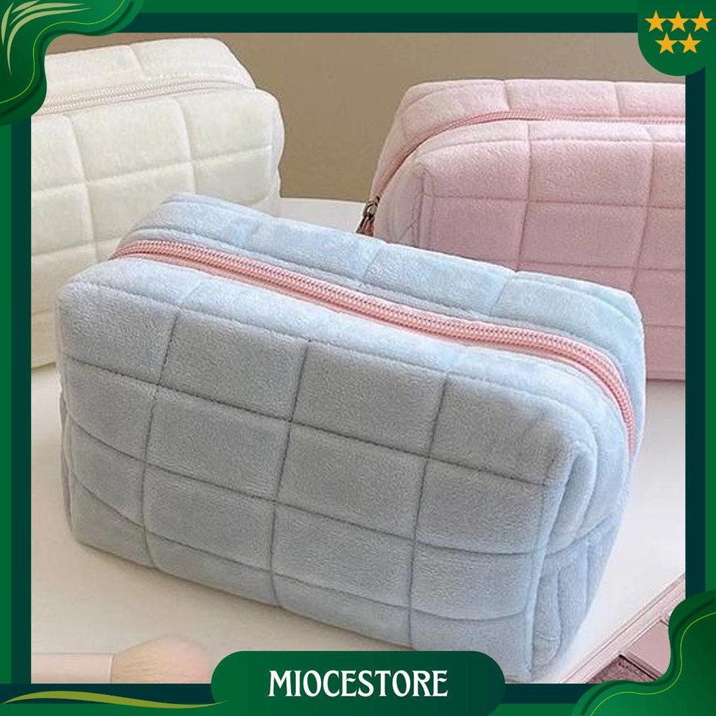 

Cod - T5958 Tempat Pouch Pillow Korea / Kotak Pensil Sleting Velvet Aesthetic Pastel / Kotak Pensil Bulu / Make Up Pouch Promo