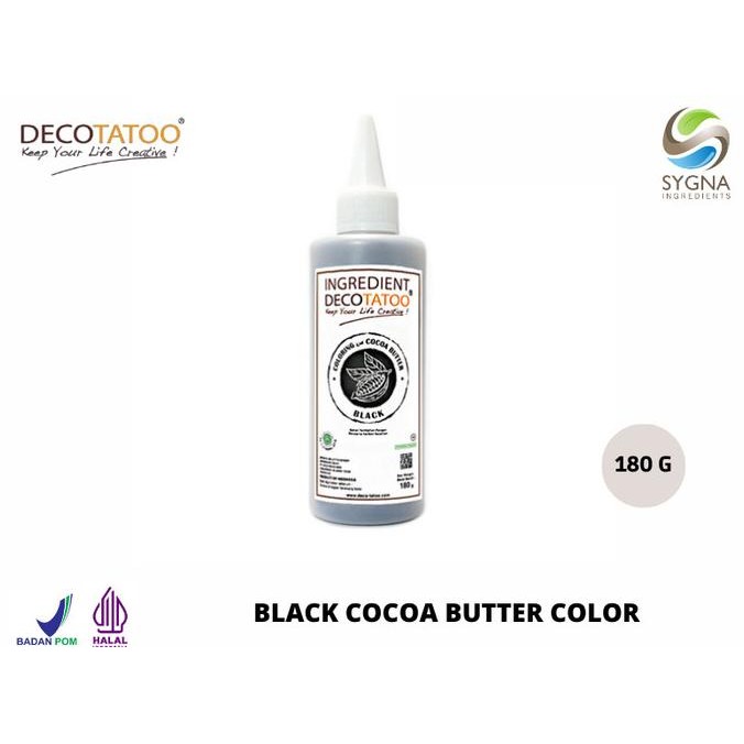 

Grosir Pewarna Makanan - Cocoa Butter Black Color - Decotatoo