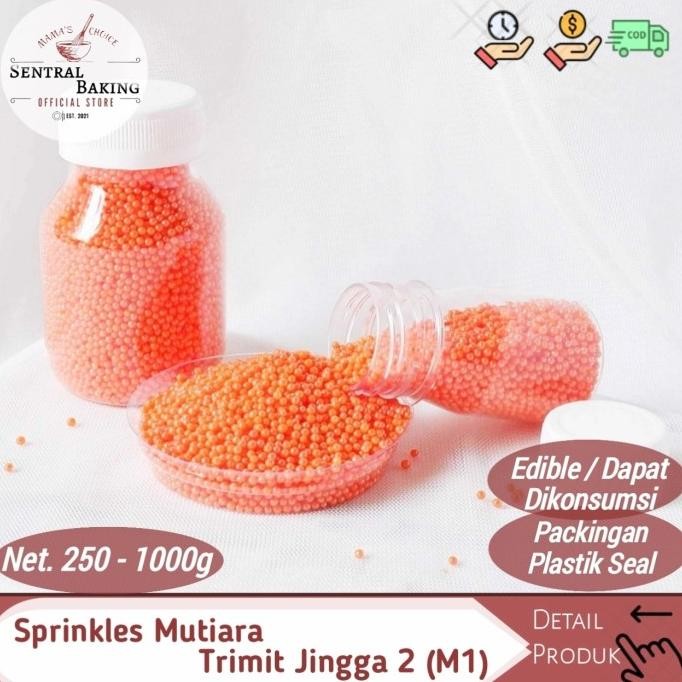 

Sale Sprinkle Kue Mutiara Trimit Jingga 2 (M1) / Springkel Springkle Kue