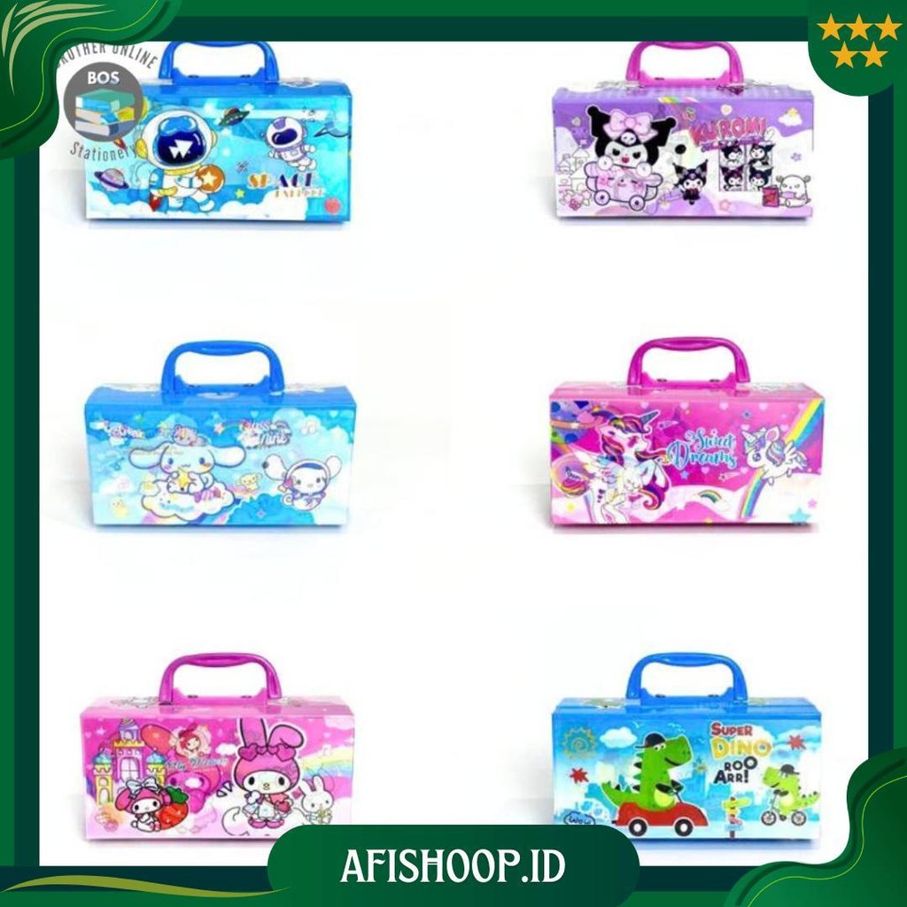 

Bos Kotak Pensil Karton 3D+Kunci Pin/Tempat Pensil/Pencil Case Locker Sale