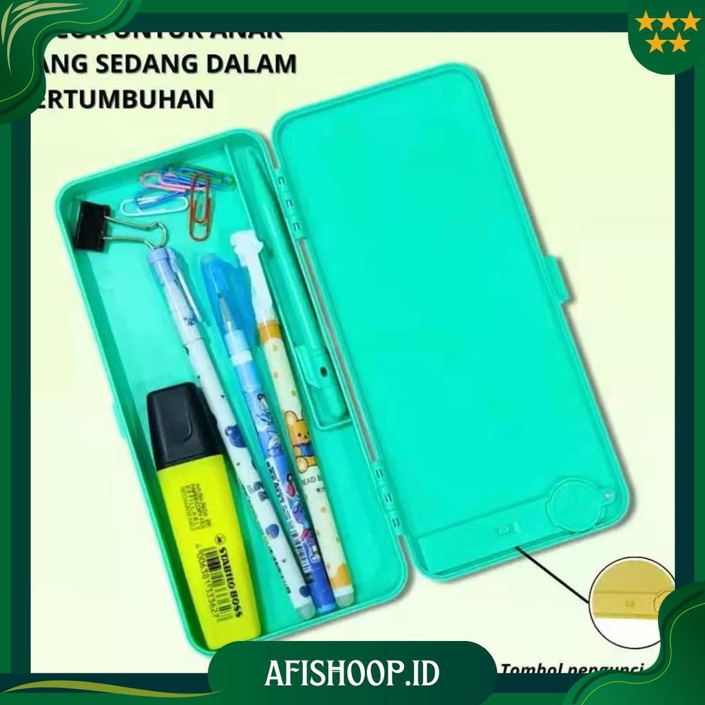 

Tempat Pensil 2 In 1 Lcd Pen Case Drawing Pad Kotak Pencil Anak Writing Ori