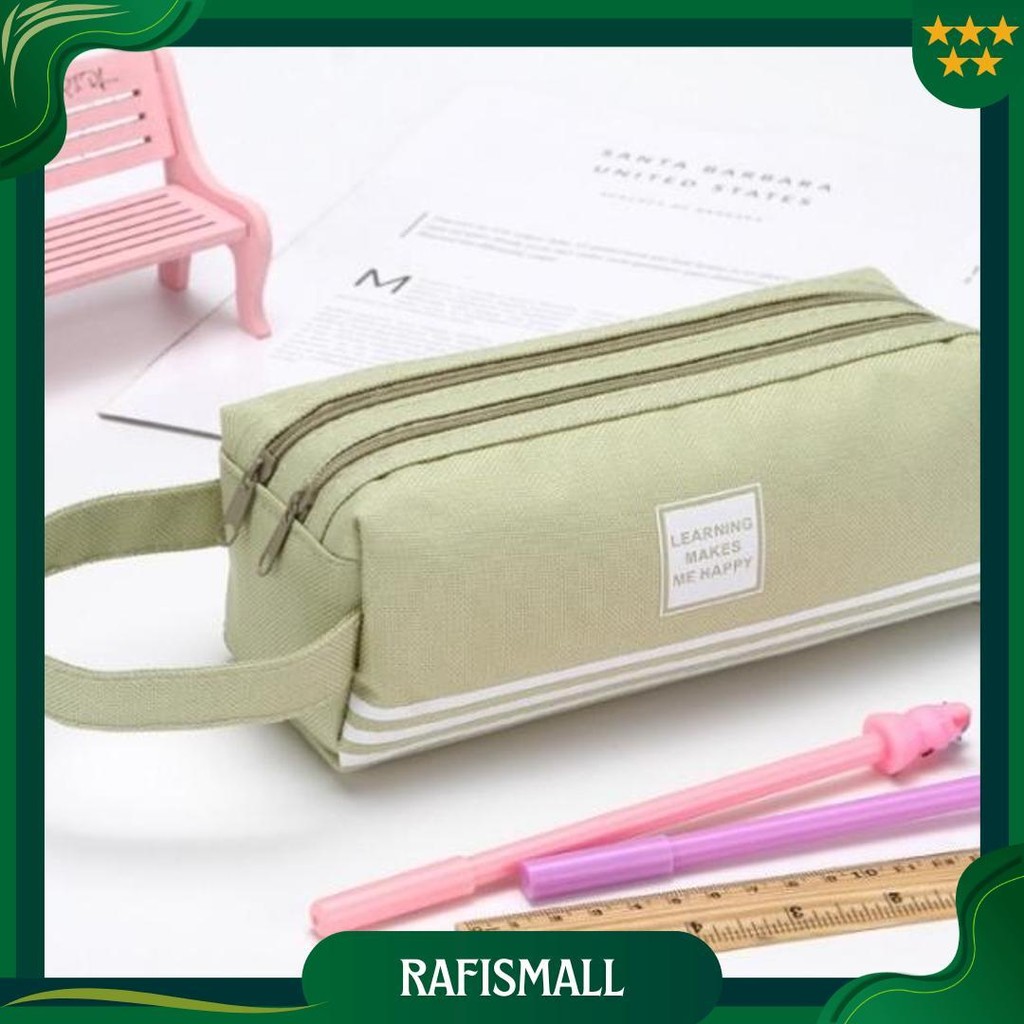 

Kotak Pensil Dan Stationery Dual Zipper Dompet Pensil Tempat Alat Tulis Perlengkapan Sekolah Ori