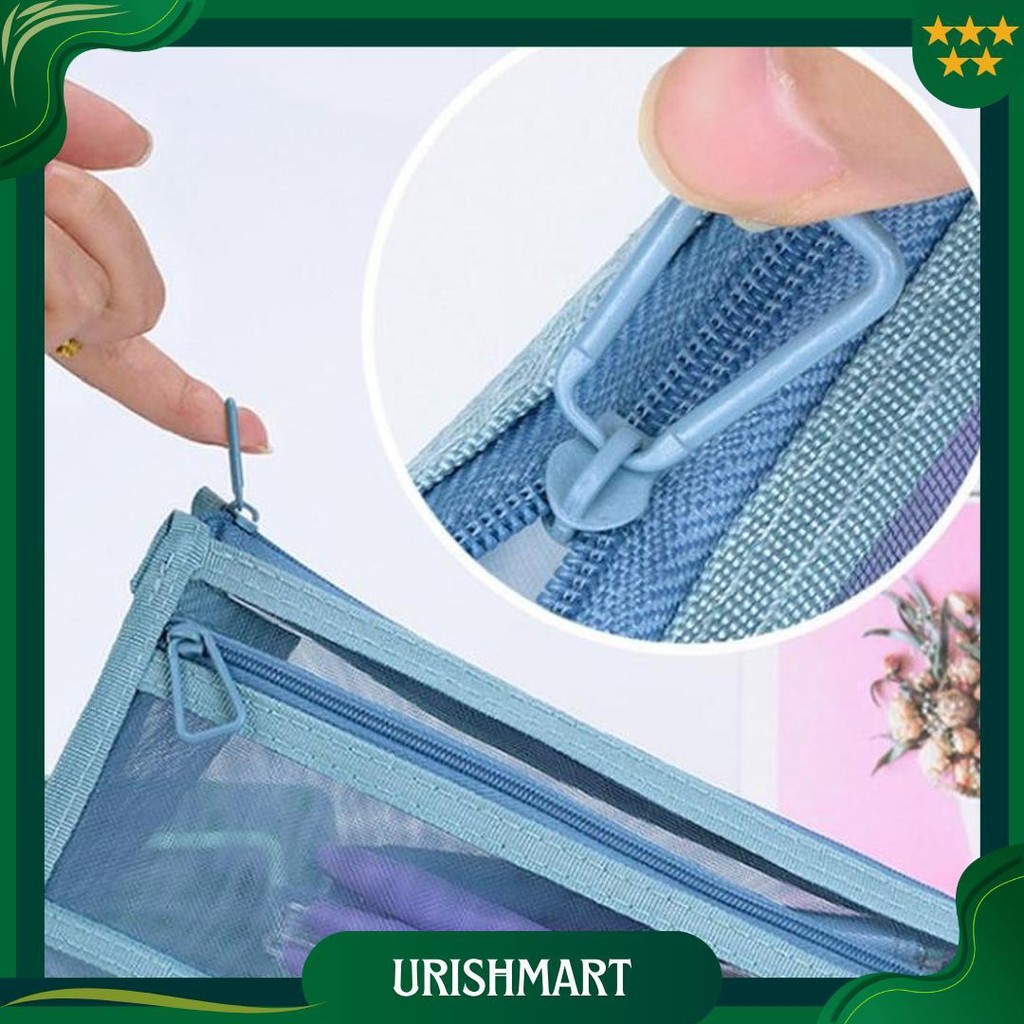 

Kotak Pensil Grid Transparan Kotak Pensil Segitiga Kotak Pensil Siswa Kotak Pensil Warna Tiga Dimensi Dua Lapisan Kapasitas Besar Ori