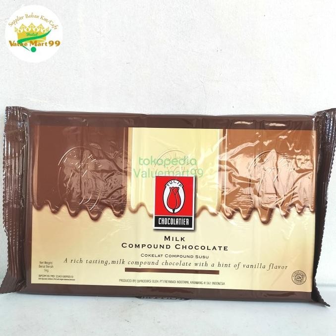 

Grosir Milk Coklat Compound Tulip 1 Kg