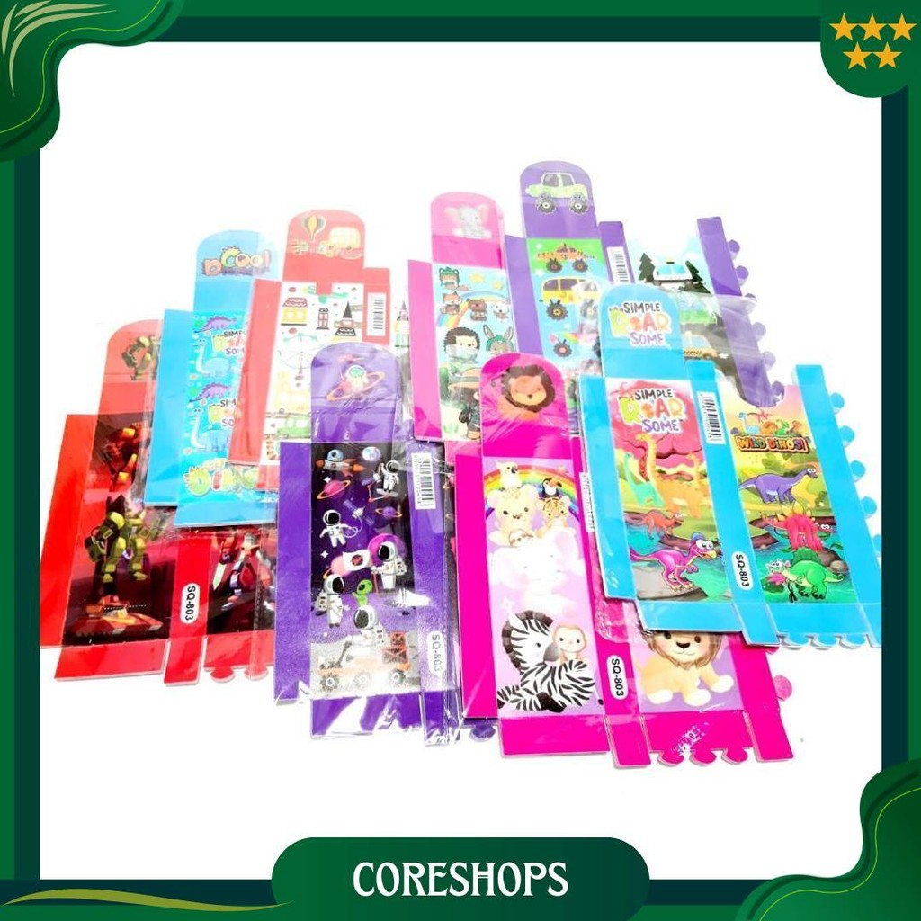 

Harga Grosir ( 1Packs /12Pcs ) Kotak Pensil Mika Rakit 20X8X3Cm Karakter + Kantong Plastik Cod