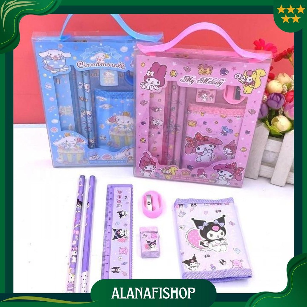 

Carat Kotak Pensil Anak Set 7 In 1 Stationery Untuk Hadiah Anak Sekolah /Kotak Pensil Karakter Murah Alat Tulis Set Lucu Sale