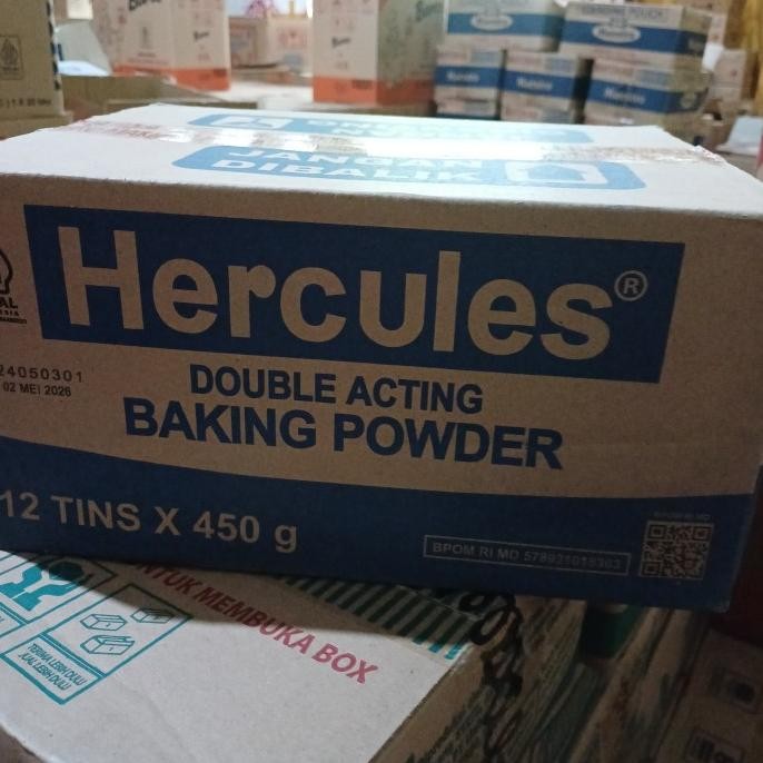 

Murah Hercules Double Acting Baking Powder 450 Gram X 12 Kaleng