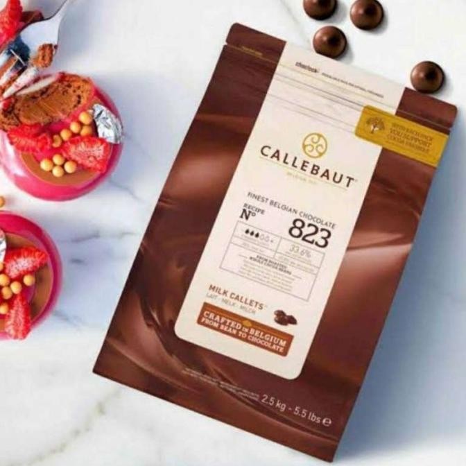 

Grosir Callebaut Milk Coklat Couverture 823 / Milk Callets 33.6%