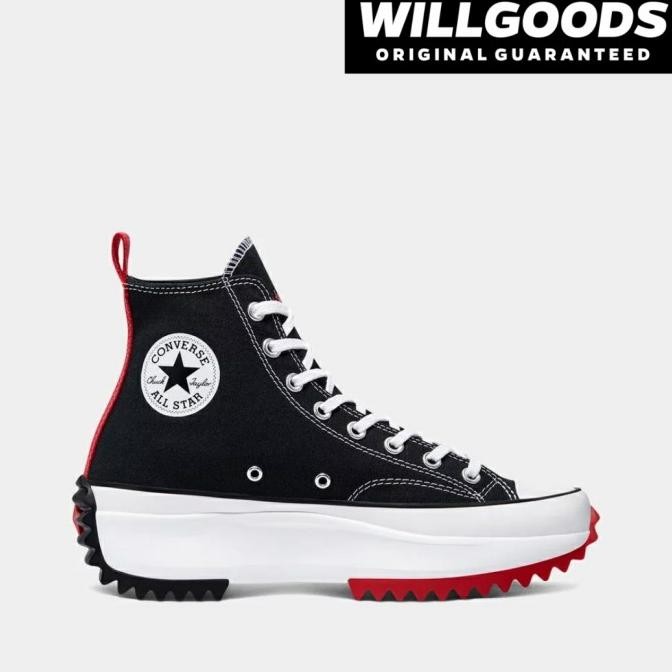 SEPATU CONVERSE RUN STAR HIKE KEITH HARING BLACK RED ORIGINAL RESMI