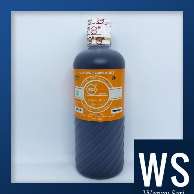 

Murah Pewarna Orange/Oranye Cross Food Coloring Oil Based 450 Ml
