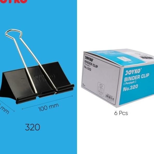 

Binder Clip Joyo No. 320 Lip Jepit Erta Bear 1 Bo 6 Pc