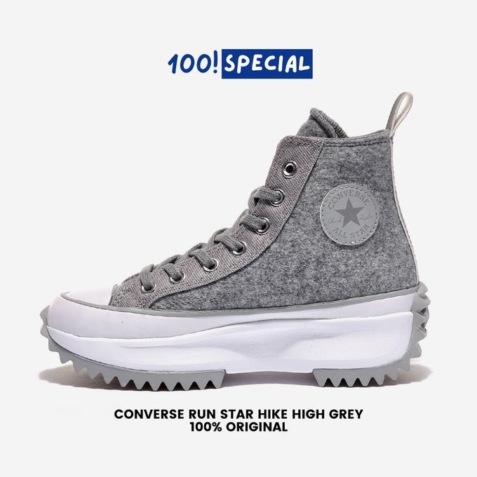 Sepatu Converse Run Star Hike High Grey BNIB Original