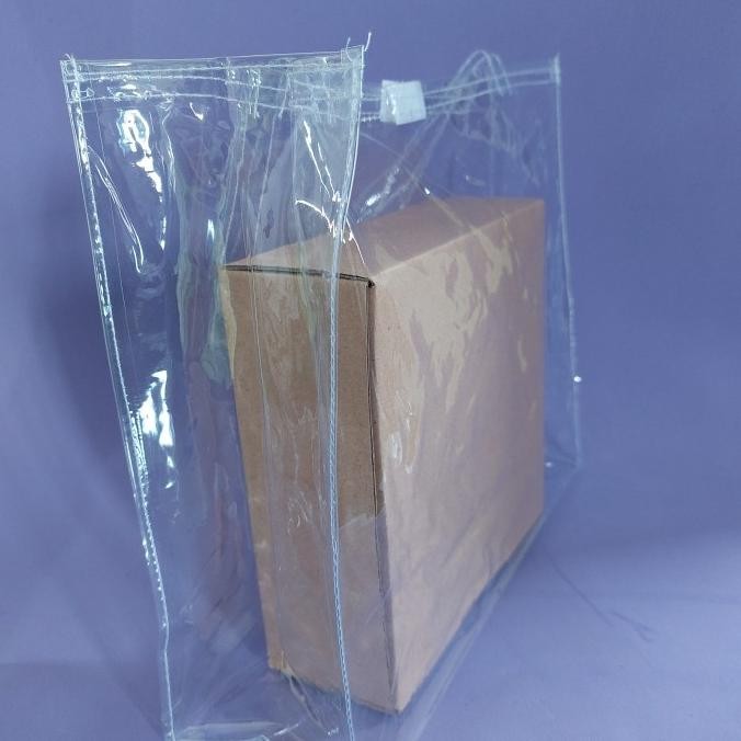 [Good] Tas Mika PVC Hampers Bening Tebal 30x10x25