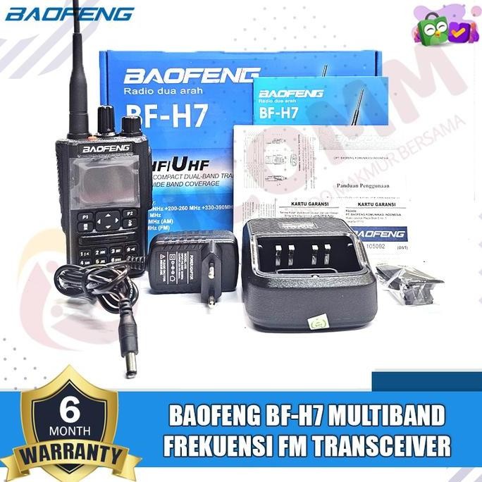 Baofeng BF-H7 BF H7 Multiband 7Watt HT Baofeng h7 h-7 Multiband 7W Frekuensi Original Garansi Resmi