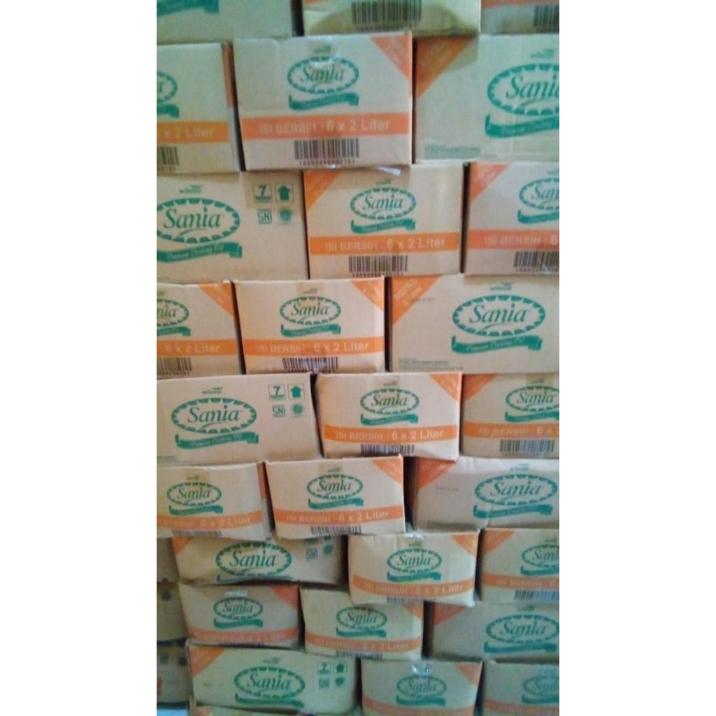 

Minyak Goreng Sania Kemasan 1 Liter & 2 Liter /Dus Termurah Best Quality Asli 100% Original