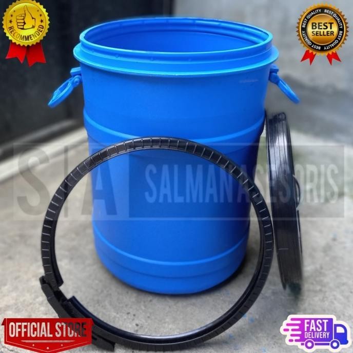 Drum Tong Tempat Sampah Plastik 30 Liter