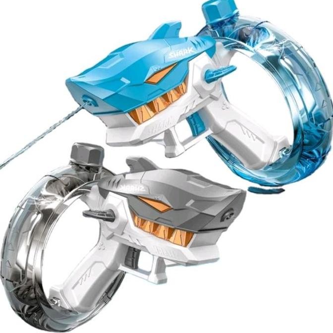 Mainan Outdoor Anak Mesin  Air Elektrik Hiu - Shark Elektric Water Toy