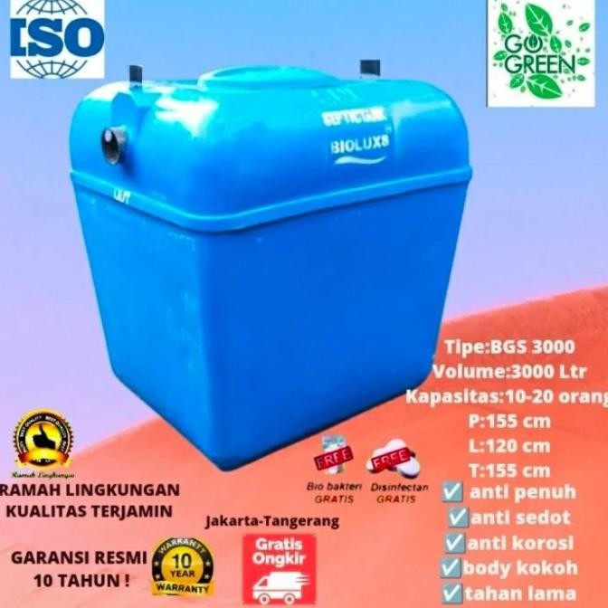Septictank, Septictank Biotech, Bioluxs 3000 Liter New Stok