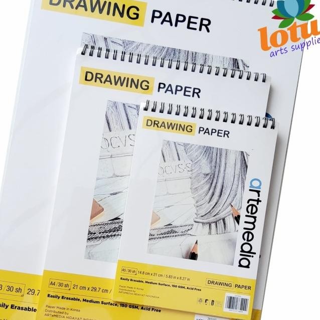 

Artemedia Drawing R Boo A4 Wirebound Etchboo 150Gm 30Heet
