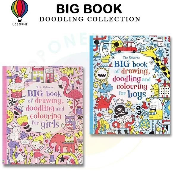 

Jt Uborne Bboo Of Drawing Doodling Colouring For Girl Boy