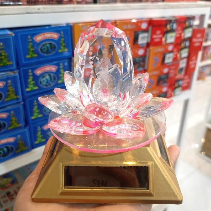 Pajangan Budha Putar Imp / Pajangan Teratai / Pajangan Patung Budha Original Dan Terlaris