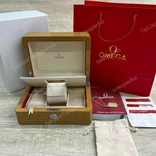 PROMO Omega box watch kotak jam tangan omega non original asli ori