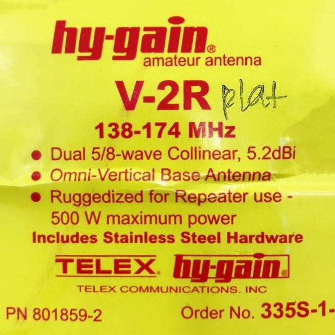 Antena V2R Hy-Gain / Antena V2R Lokal / Antena Radio Rig Original Dan Terlaris