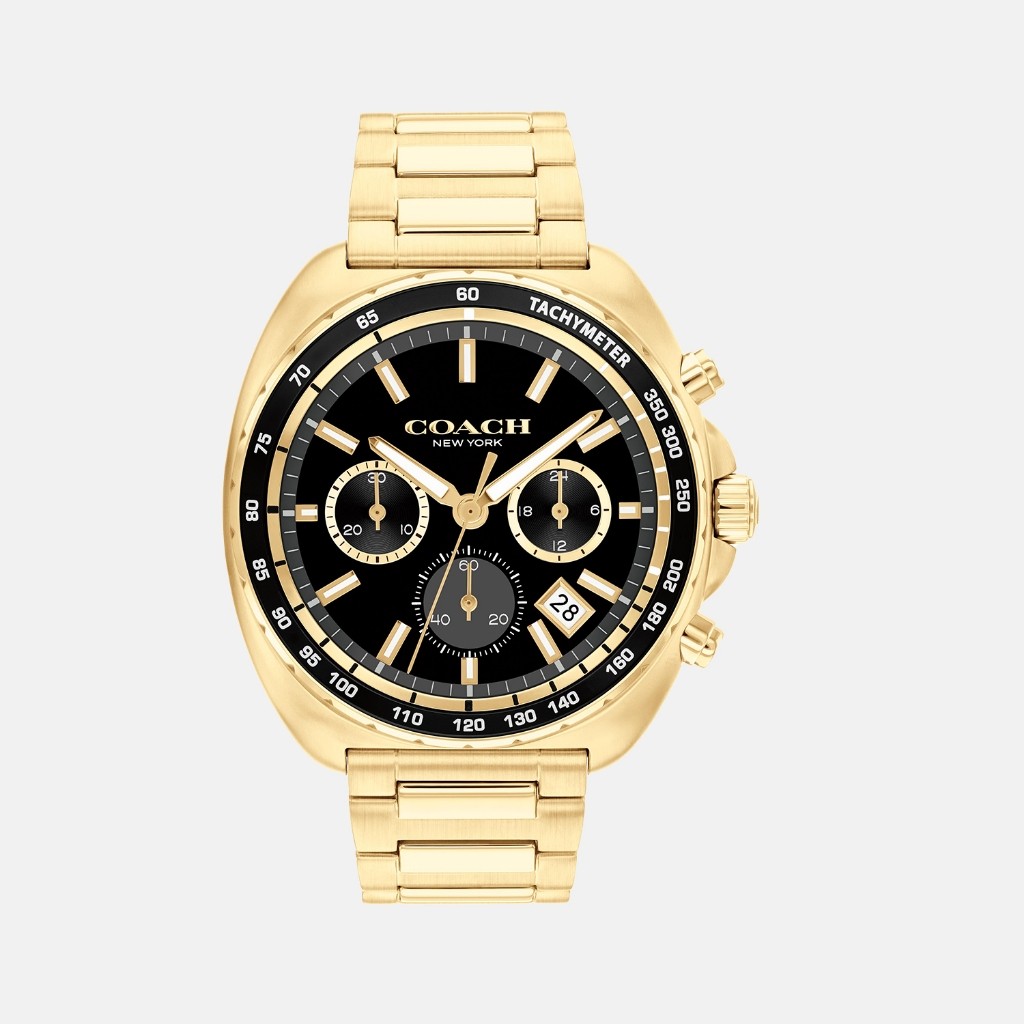 Coach Charter Black - Jam Tangan Pria