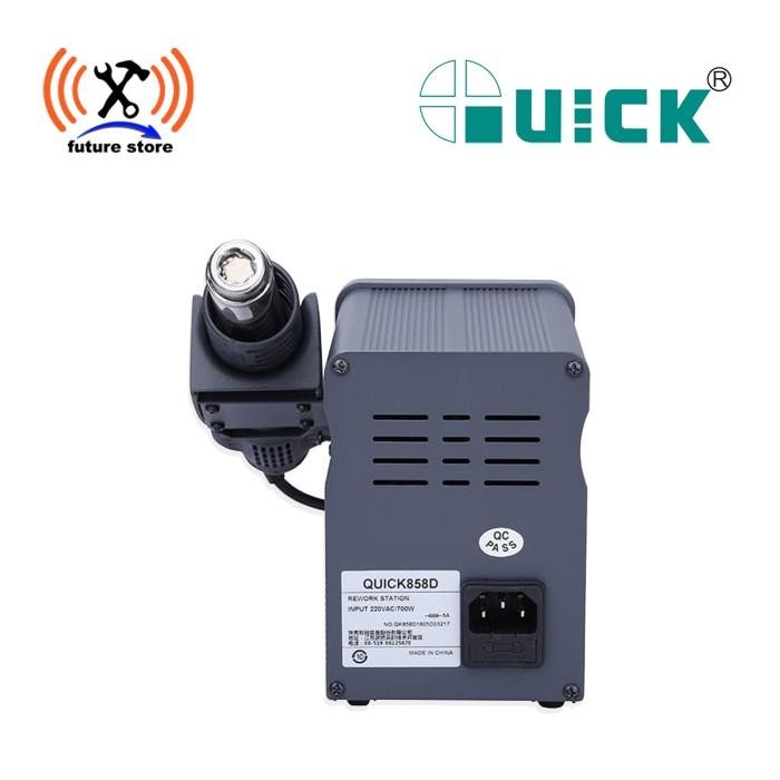 Quick 858D Blower Solder Uap Hot Air Gun Heat Gun Digital Original Original Dan Terpercaya