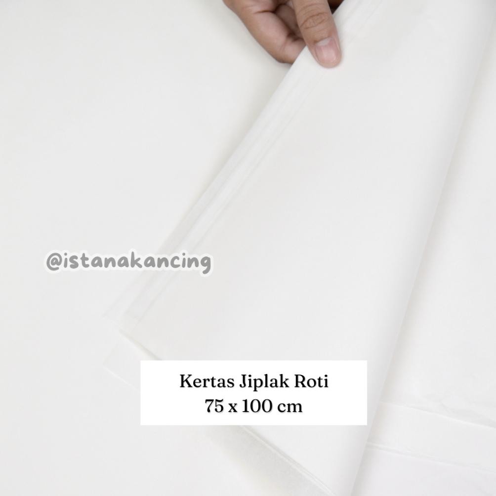 

Kertas Roti Lipat Ukuran 75cmX100cm Parchment Paper Pola Jahit Kertas Roti Kue Wrapping