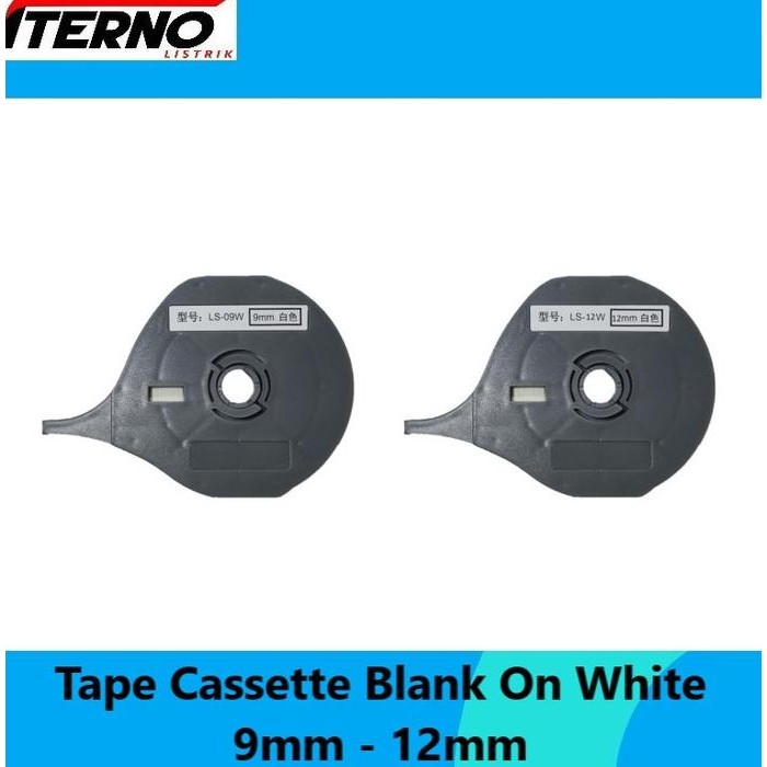 

Biovin Label Tape Cassette Ls-12W 12Mm Black On White Co