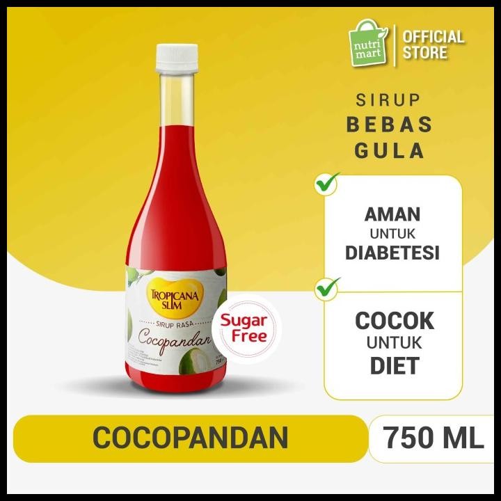 

Tropicana Slim Sirup Cocopandan - Sirup Bebas Gula Original Best Seller