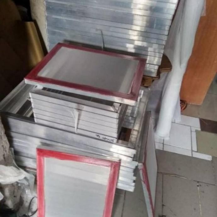 

Screen Sablon Alumunium 40x60 T48,T54,T61 plus baut HARGA SPESIAL!