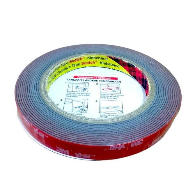 

Double Tapes Perekat Serbaguna 3M VHB Lebar 12mm murah