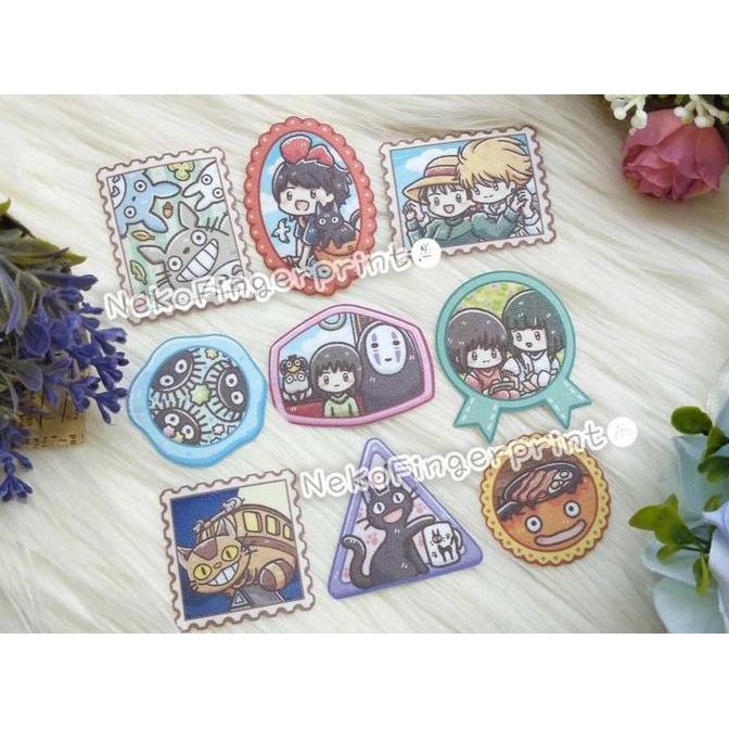 

Ghibli Die-Cut Glitter Stickers SET murah