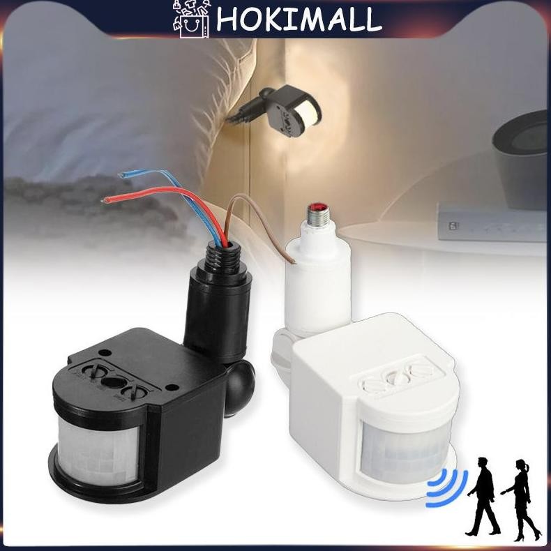 Ac110v-260v Sensor Gerak Inframerah/Saklar Otomatis Sensor Cahaya/Saklar Lampu Otomatis Sensor Gerak