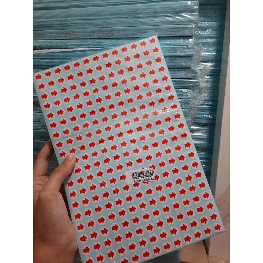 

Stiker Panah Merah 1 CM / Label Petunjuk Tanda Arah (1 PAK ) murah