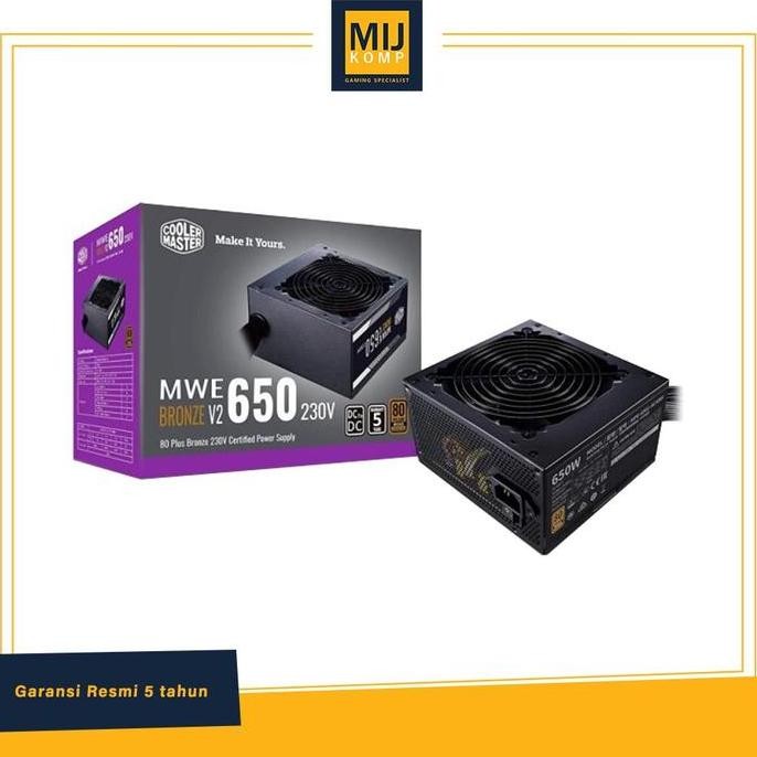PSU Powersupply Cooler Master CoolerMaster MWE 650 Bronze V2