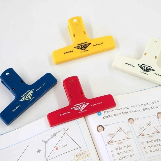 

High Tide Penco Clampy Plastic Clip Penjepit Dokumen Klip Plastik murah