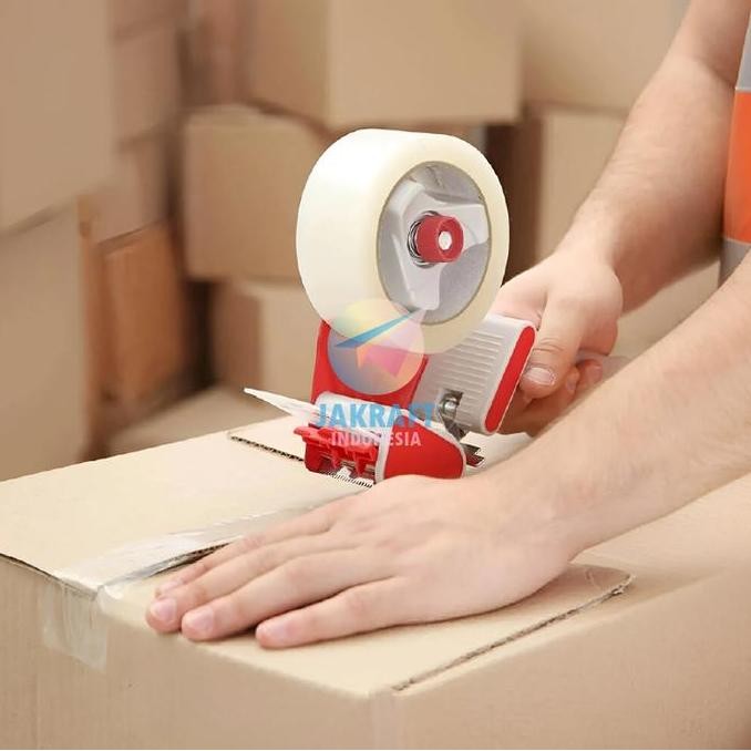 (6 Roll) GROSIR Lakban OPP INOKI Bening Clear Adhesive Tape 2" Inch 45 mm x 90 Yards I-nOki Pack Tra