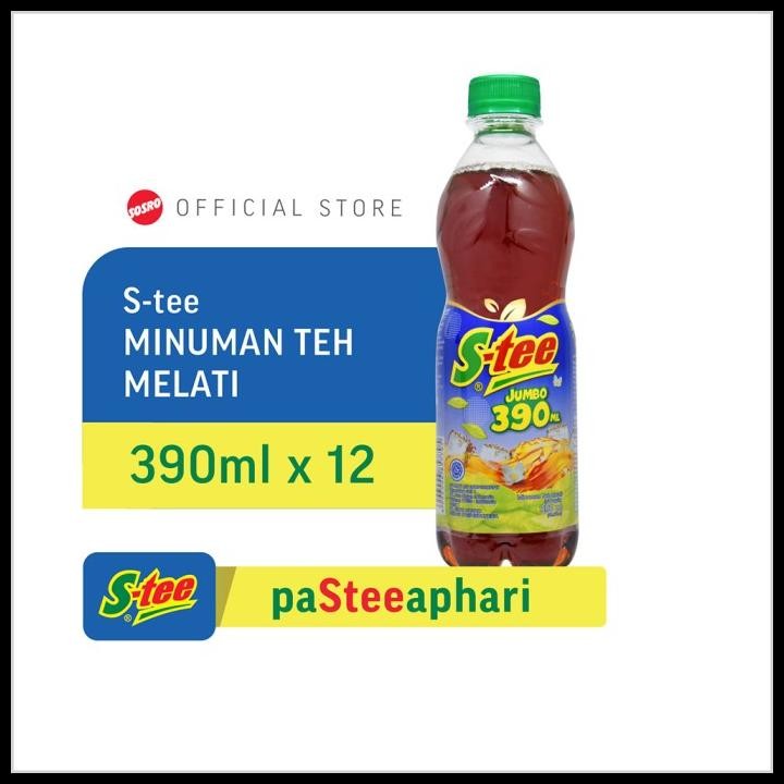 

S-Tee Botol Pet 390Ml Isi 12 Pcs Original Best Seller
